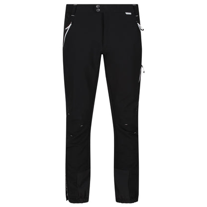 Black-Black - Front - Regatta Mens Mountain Walking Trousers