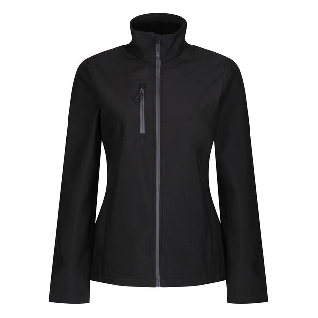 Black - Front - Regatta Professional Womens-Ladies Recycled Full Zip Fleece