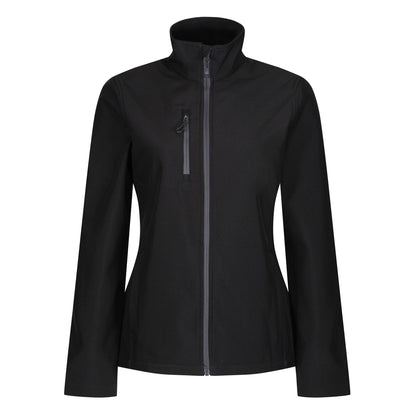 Black - Front - Regatta Professional Womens-Ladies Recycled Full Zip Fleece