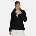 Black - Back - Regatta Womens-Ladies Honestly Made Recycled Full Zip Fleece