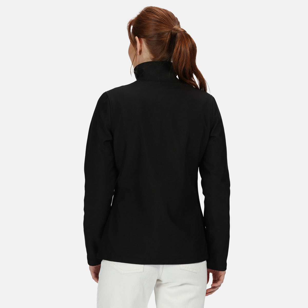 Black - Side - Regatta Professional Womens-Ladies Recycled Full Zip Fleece
