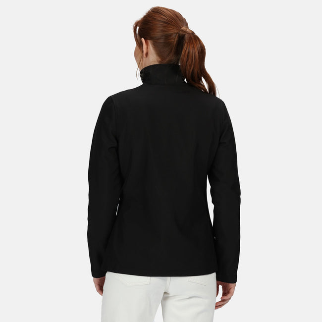 Black - Side - Regatta Womens-Ladies Honestly Made Recycled Full Zip Fleece