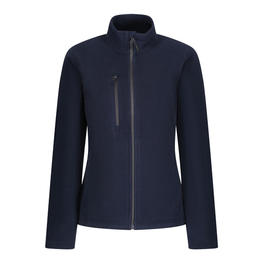 Navy - Front - Regatta Professional Womens-Ladies Recycled Full Zip Fleece