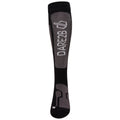 Black-Ebony - Pack Shot - Dare 2B Womens-Ladies Performance Premium Ski Socks
