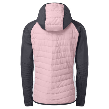 Powder Pink-Black - Back - Dare 2B Womens-Ladies Surmount Quilted Hooded Jacket