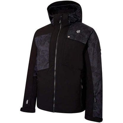 Black Print - Pack Shot - Dare 2B Mens Testament Insulated Ski Jacket
