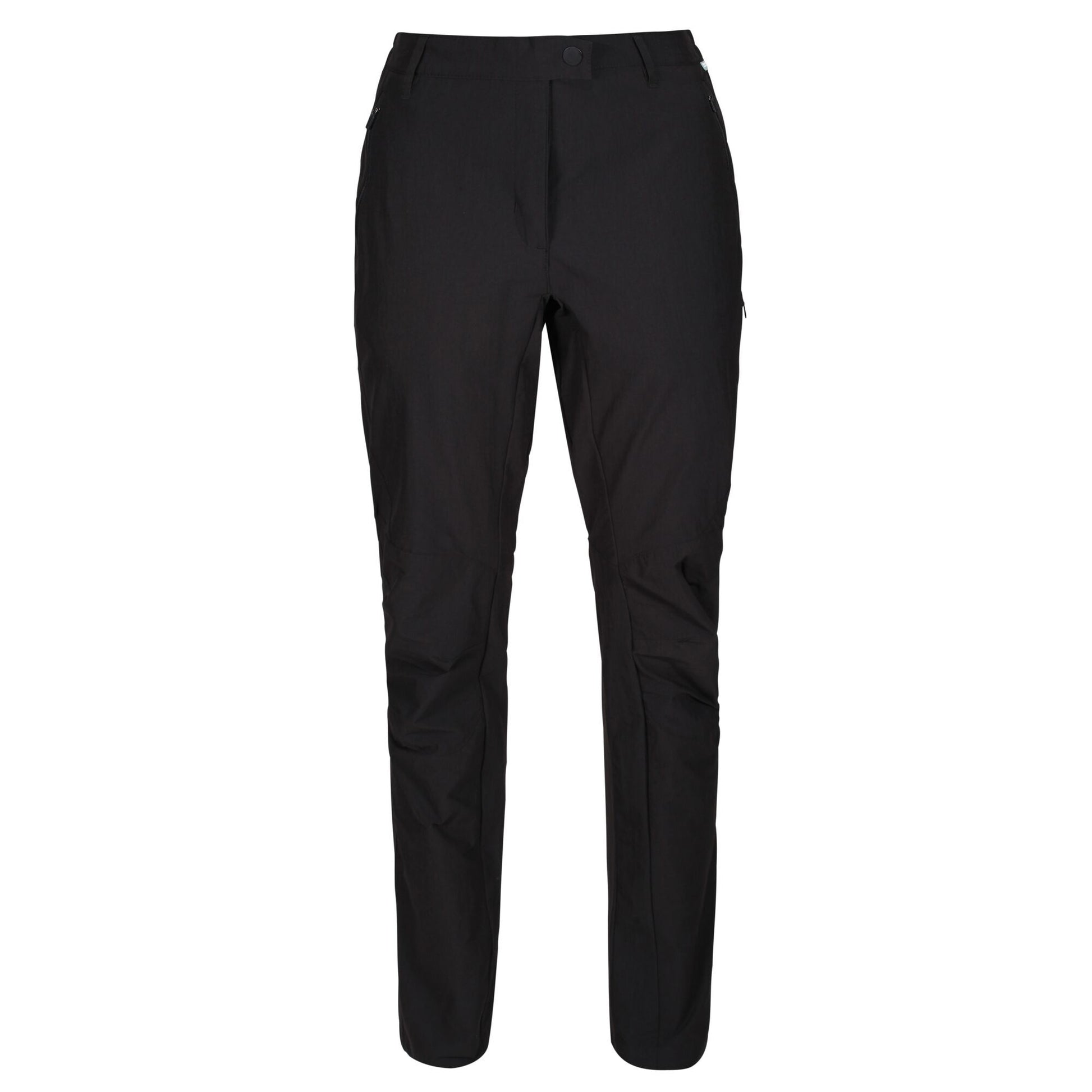 Black - Front - Regatta Womens-Ladies Highton Walking Trousers