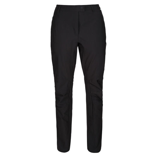 Black - Front - Regatta Womens-Ladies Highton Walking Trousers