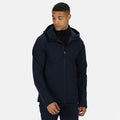 Navy - Back - Regatta Professional Mens Stretch Soft Shell Jacket