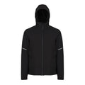Black - Front - Regatta Professional Mens Stretch Soft Shell Jacket