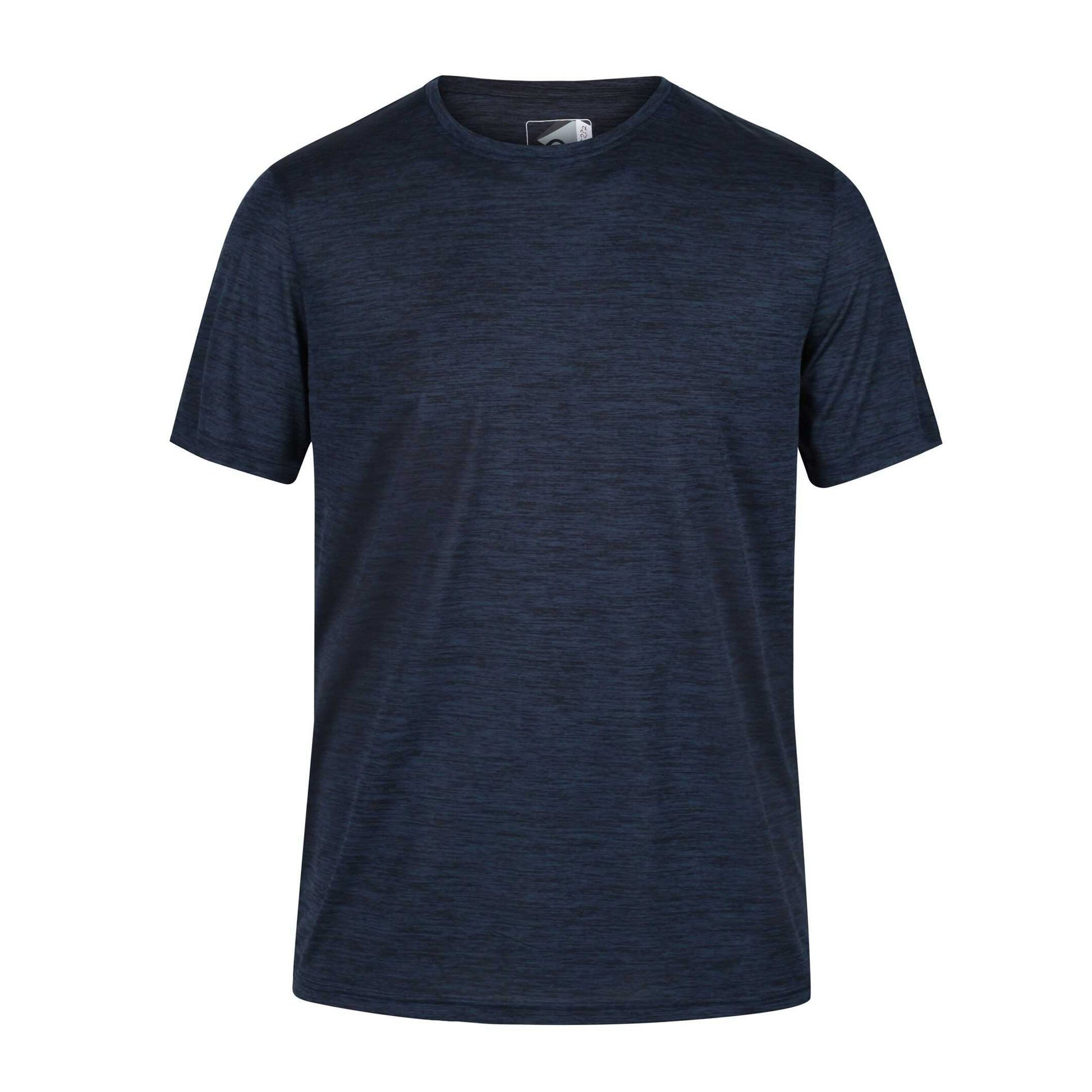 Navy Marl - Front - Regatta Mens Fingal Edition Marl T-Shirt