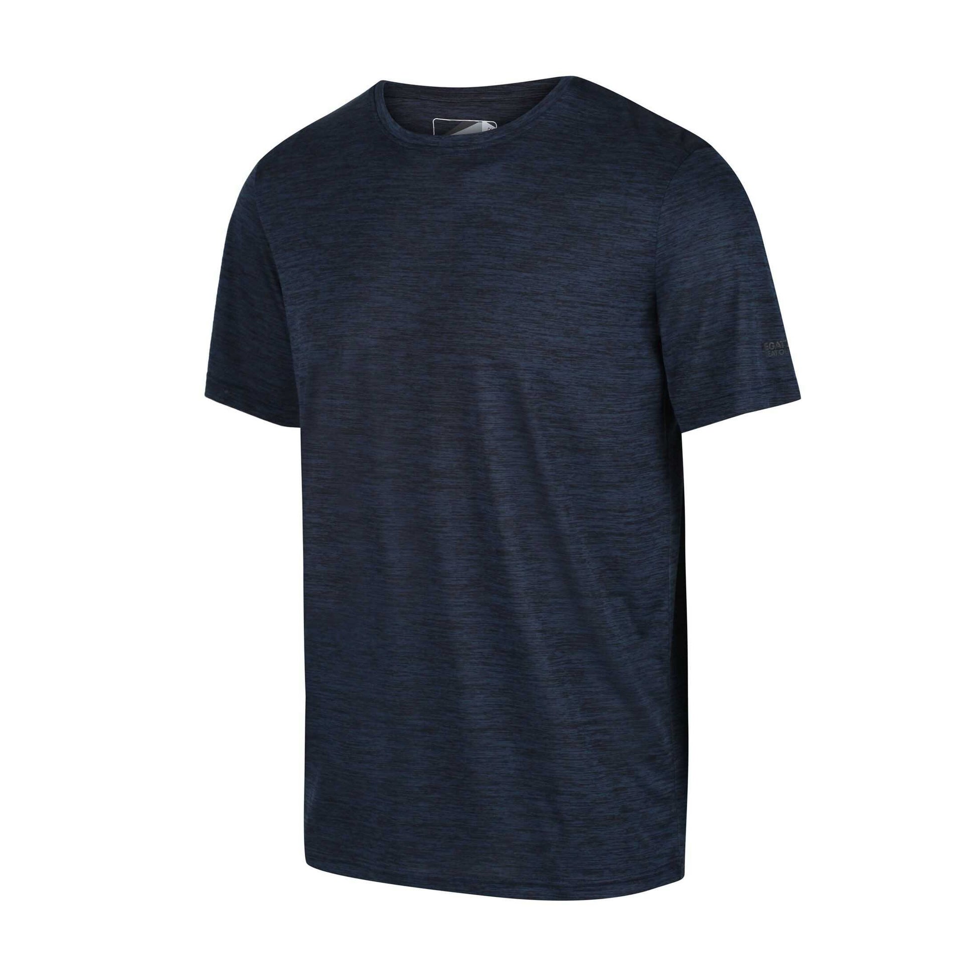 Navy Marl - Side - Regatta Mens Fingal Edition Marl T-Shirt