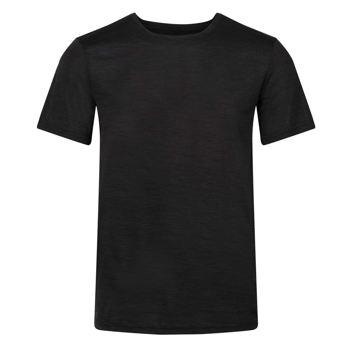 Black Marl - Front - Regatta Mens Fingal Edition Marl T-Shirt