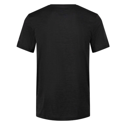 Black Marl - Back - Regatta Mens Fingal Edition Marl T-Shirt