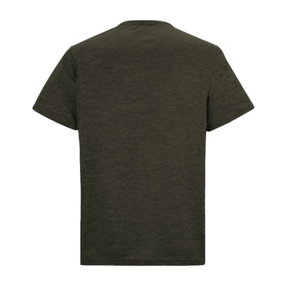 Dark Khaki - Back - Regatta Mens Fingal Edition Marl T-Shirt