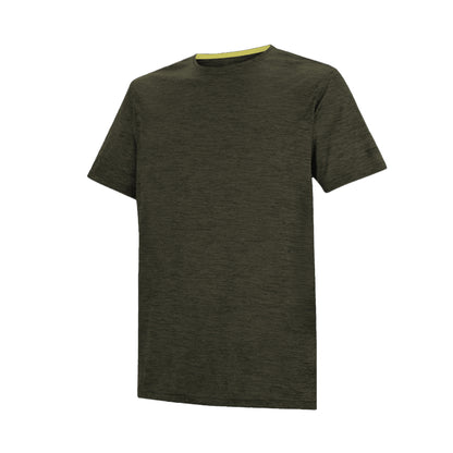 Dark Khaki - Side - Regatta Mens Fingal Edition Marl T-Shirt