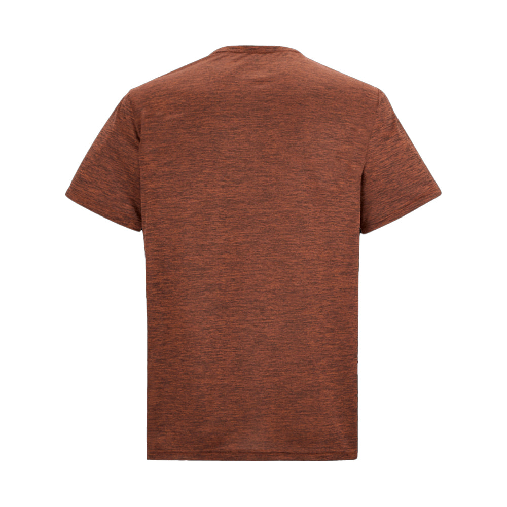 Brick - Back - Regatta Mens Fingal Edition Marl T-Shirt