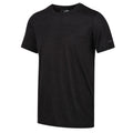 Black Marl - Side - Regatta Mens Fingal Edition T-Shirt