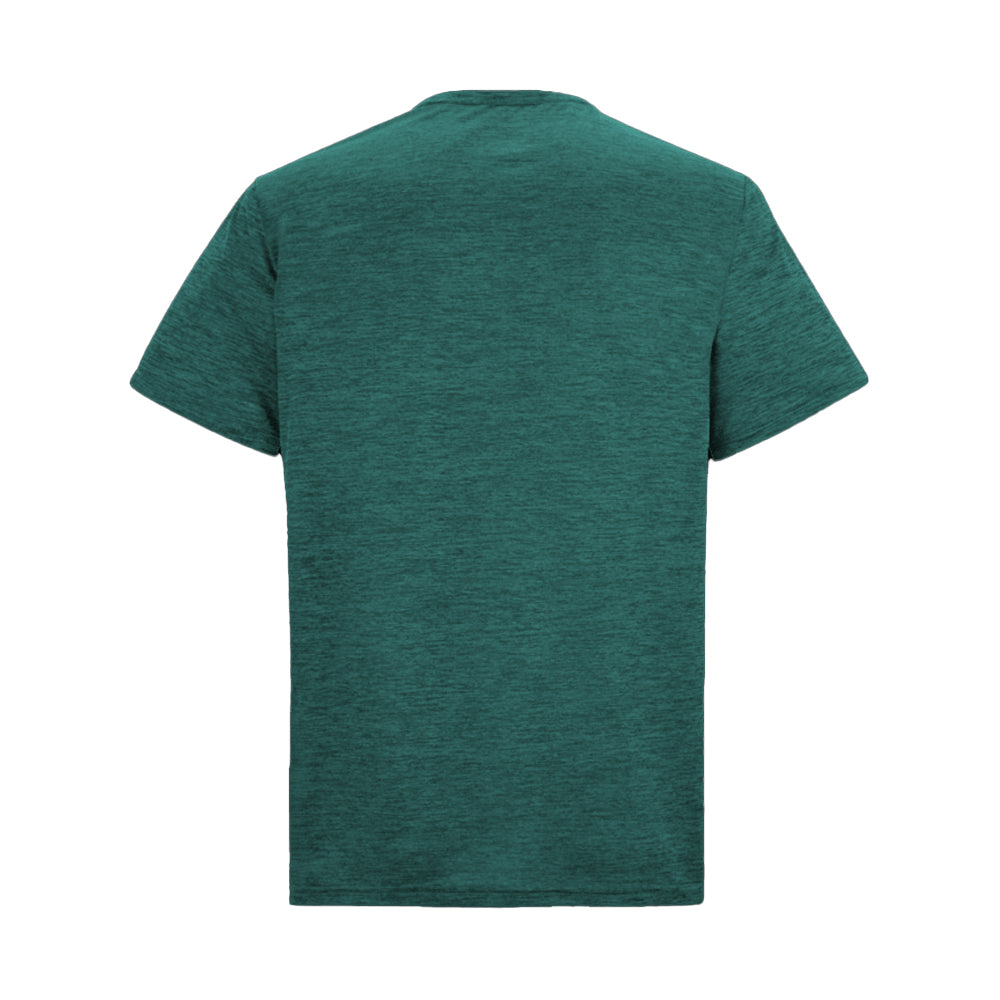 Mediterranean Green - Back - Regatta Mens Fingal Edition Marl T-Shirt
