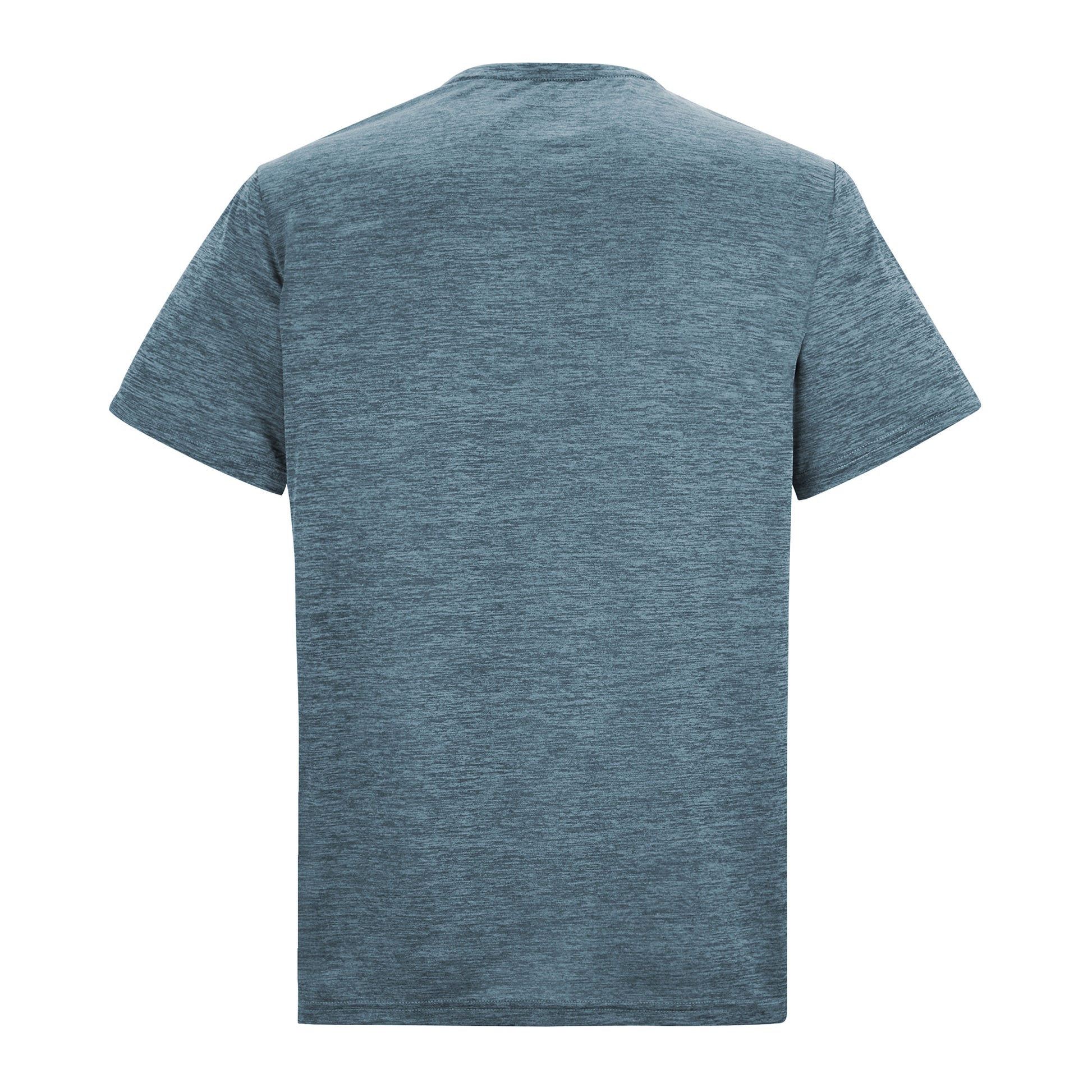 China Blue - Back - Regatta Mens Fingal Edition Marl T-Shirt
