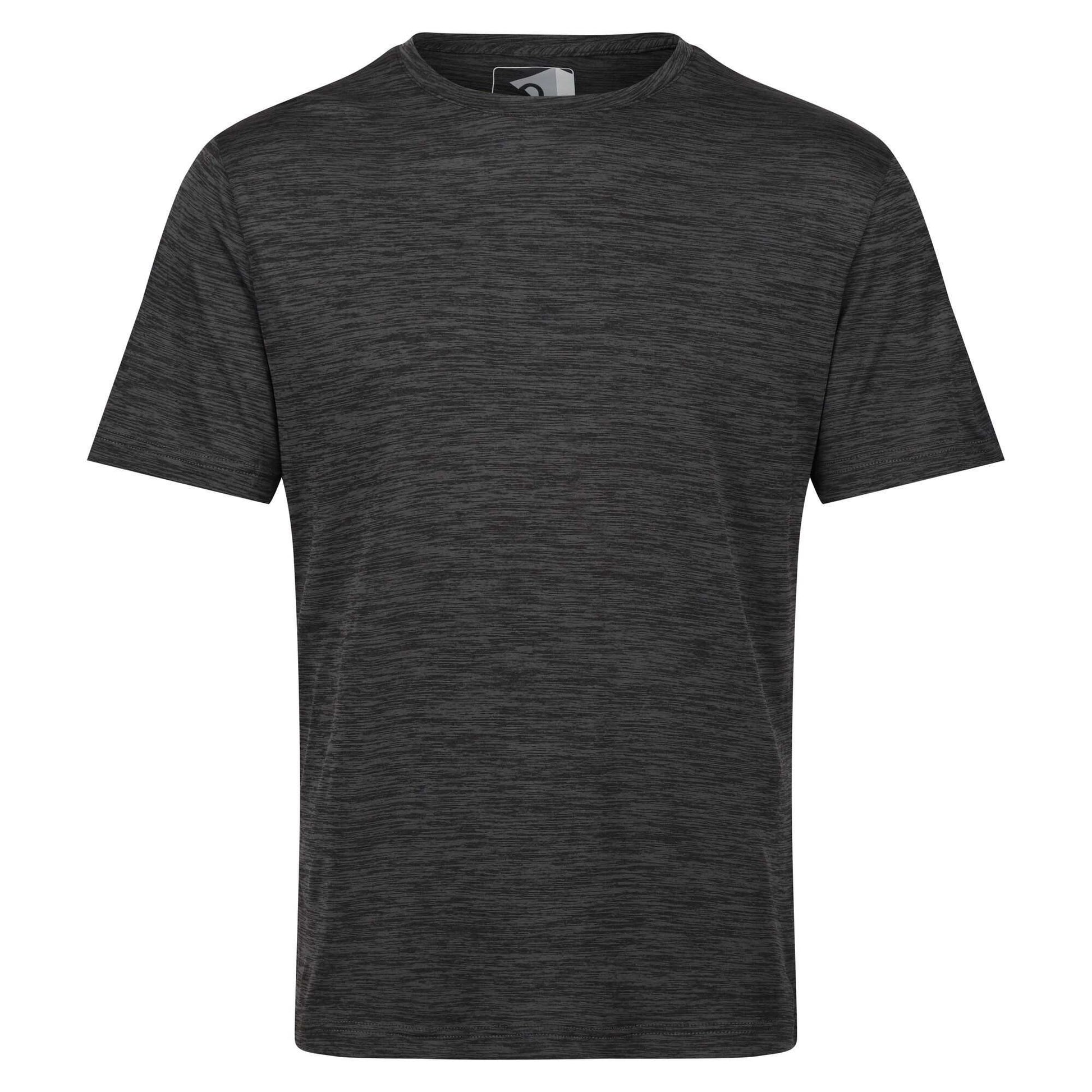 Ash Marl - Front - Regatta Mens Fingal Edition Marl T-Shirt