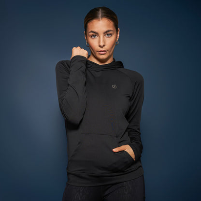 Black - Back - Dare 2B Womens-Ladies Agleam Swarovski Lightweight Hoodie