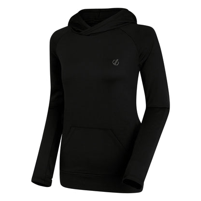 Black - Pack Shot - Dare 2B Womens-Ladies Agleam Swarovski Lightweight Hoodie