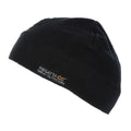 Black - Side - Regatta Great Outdoors Childrens-Kids Taz II Winter Fleece Hat