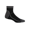 Black-Dark Steel - Side - Regatta Mens Samaris Trail Ankle Socks (Pack of 2)