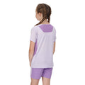 Pastel Lilac-Light Amethyst Marl - Side - Regatta Childrens-Kids Takson III Marl T-Shirt