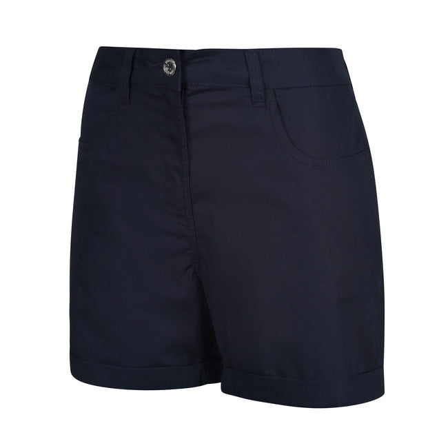 Navy - Side - Regatta Womens-Ladies Pemma Shorts