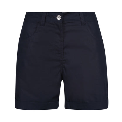 Navy - Front - Regatta Womens-Ladies Pemma Shorts