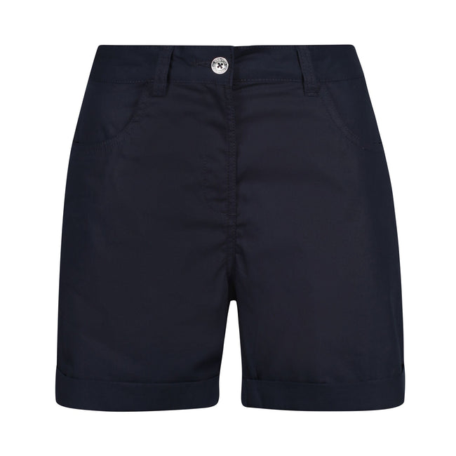 Navy - Front - Regatta Womens-Ladies Pemma Shorts