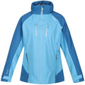 Ethereal-Vallarta Blue - Front - Regatta Womens-Ladies Calderdale IV Waterproof Jacket