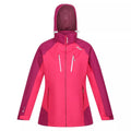 Rethink Pink-Wild Plum - Front - Regatta Womens-Ladies Calderdale IV Waterproof Jacket