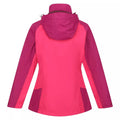 Rethink Pink-Wild Plum - Back - Regatta Womens-Ladies Calderdale IV Waterproof Jacket