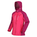 Rethink Pink-Wild Plum - Side - Regatta Womens-Ladies Calderdale IV Waterproof Jacket