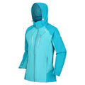 Turquoise-Enamel - Side - Regatta Womens-Ladies Calderdale IV Waterproof Jacket