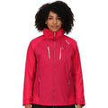 Berry-Pink Potion - Pack Shot - Regatta Womens-Ladies Calderdale IV Waterproof Jacket