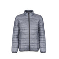 Grey Marl-Black - Front - Regatta Mens Firedown Marl Padded Jacket