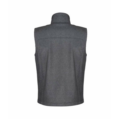 Grey Marl - Back - Regatta Professional Mens Marl Softshell Body Warmer