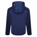 Nightfall Navy-Dark Denim - Back - Dare 2B Childrens-Kids In The Lead II Waterproof Jacket