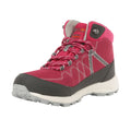 Cherry Pink-Briar Grey - Side - Regatta Womens-Ladies Samaris Lite Walking Boots
