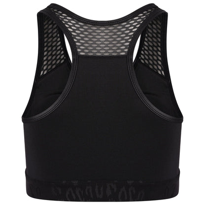 Black - Pack Shot - Dare 2B Womens-Ladies No Excuse Swarovski Sports Bra