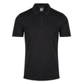 Black - Front - Regatta Mens Honestly Made Recycled Polo Shirt