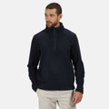 Navy - Back - Regatta Mens Honestly Made Recycled Half Zip Fleece