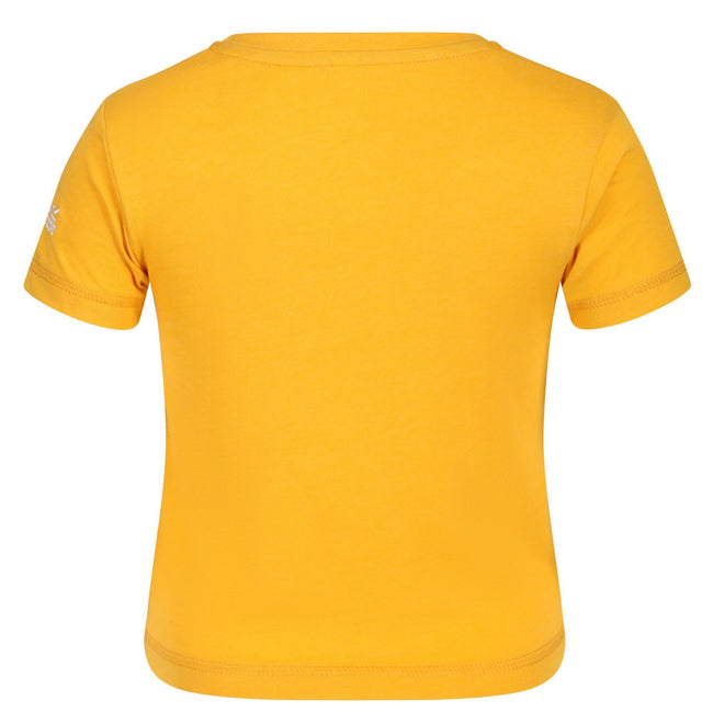 Glowlight Yellow - Side - Regatta Childrens-Kids Peppa Pig Printed Short-Sleeved T-Shirt