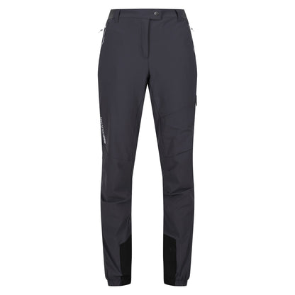 Seal Grey - Front - Regatta Womens-Ladies Mountain III Walking Trousers