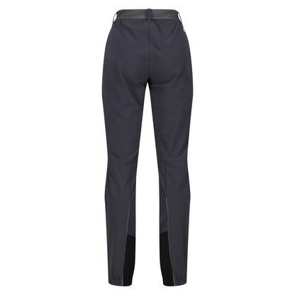 Seal Grey - Back - Regatta Womens-Ladies Mountain III Walking Trousers