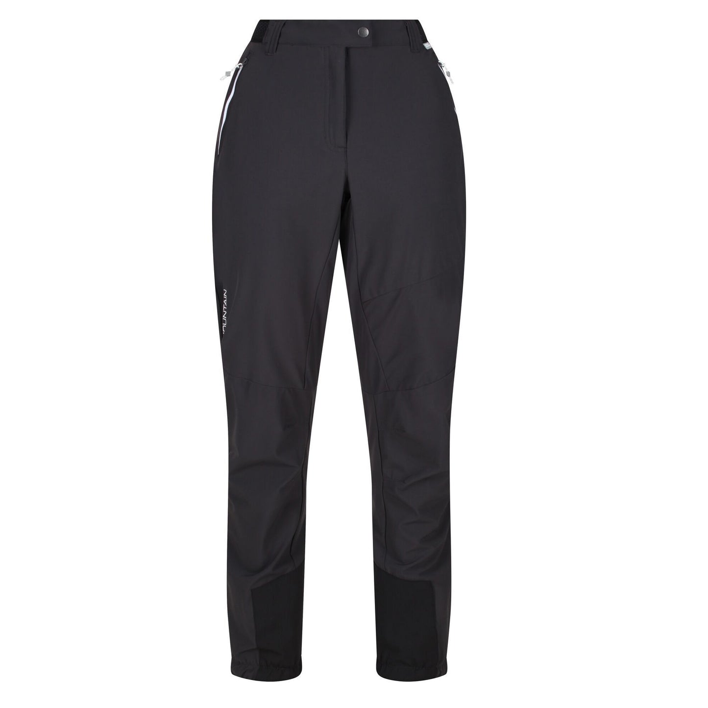 Ash-Black - Front - Regatta Womens-Ladies Mountain III Walking Trousers